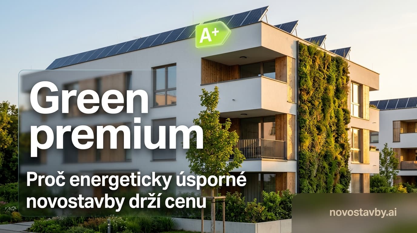 Green premium – energeticky úsporné novostavby drží cenu