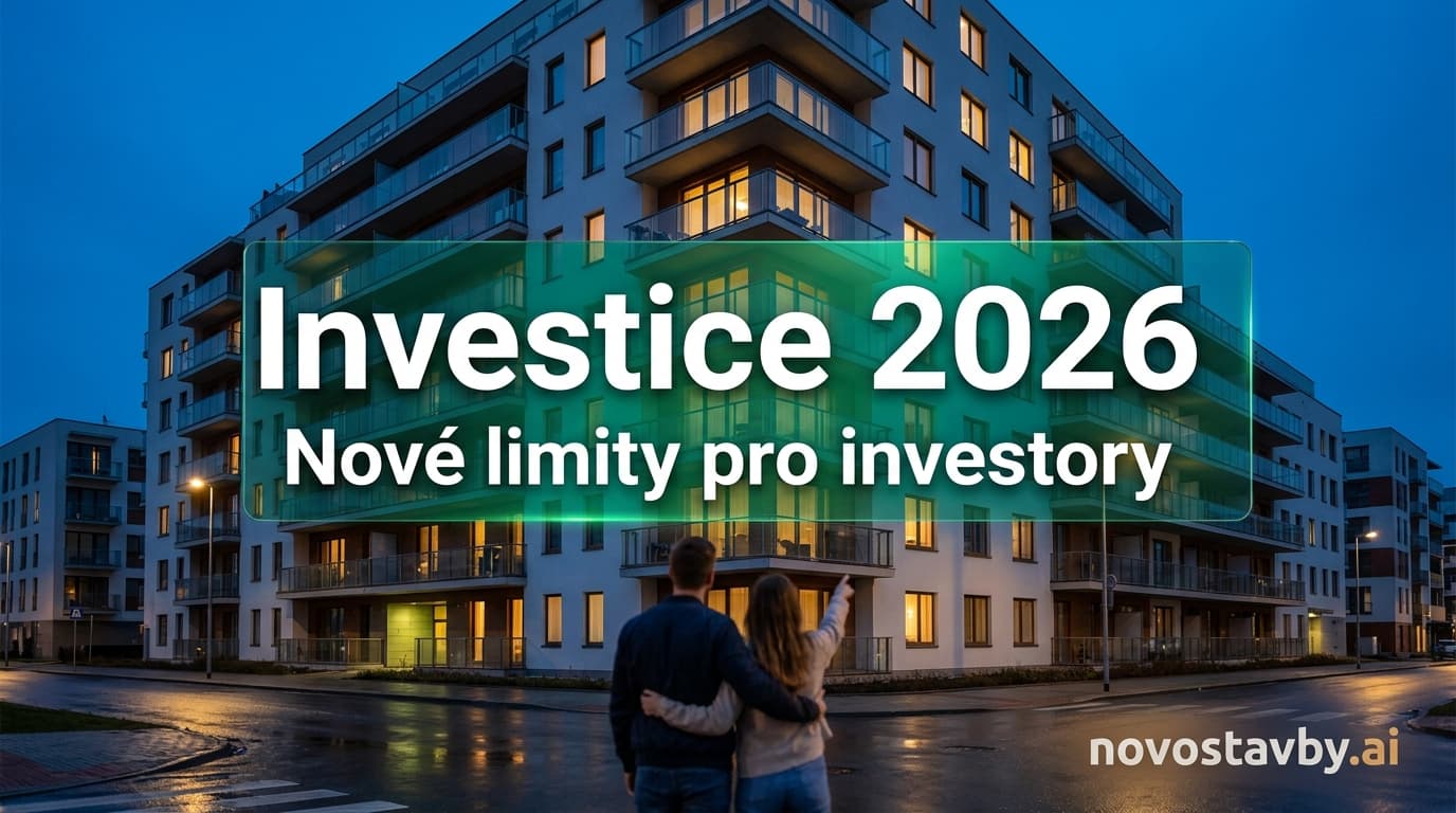 Investiční byt v novostavbě 2026 – nové limity LTV a DTI