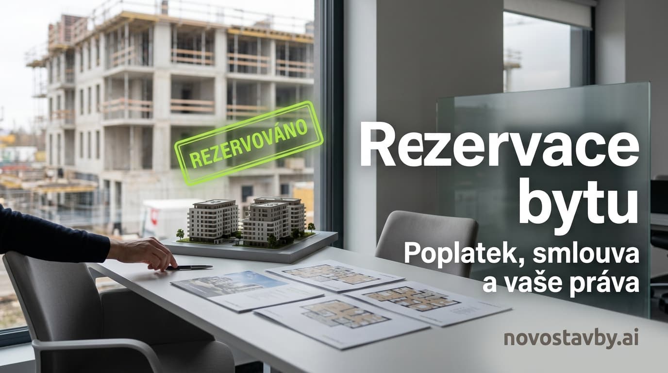 Rezervace bytu u developera – poplatek, smlouva a práva kupujícího