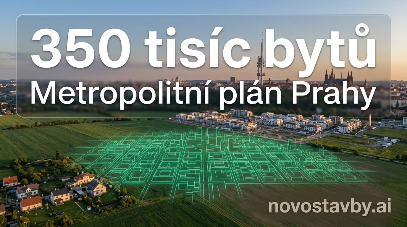 Metropolitní plán Prahy – 350 tisíc nových bytů na obzoru