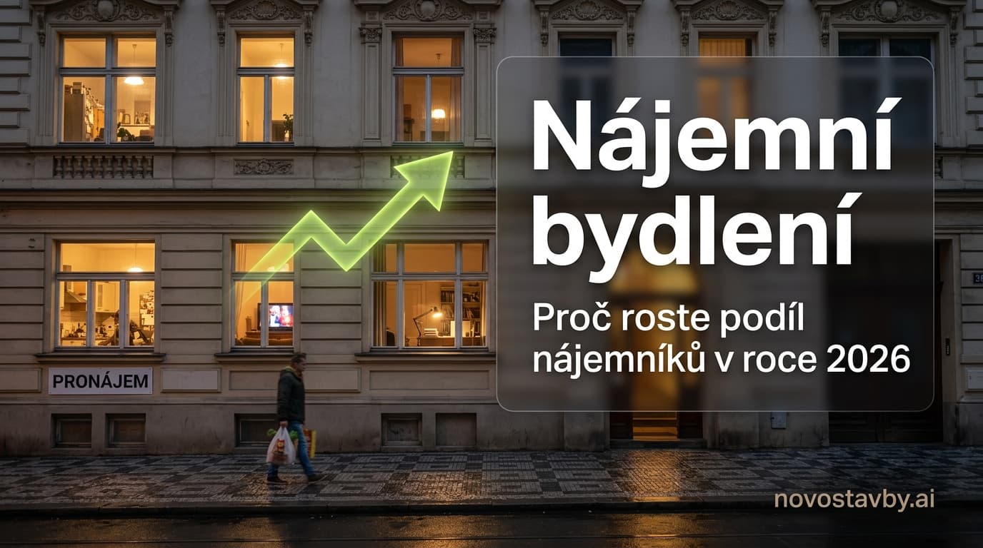 Nájemní bydlení 2026 – proč roste podíl nájemníků v Česku