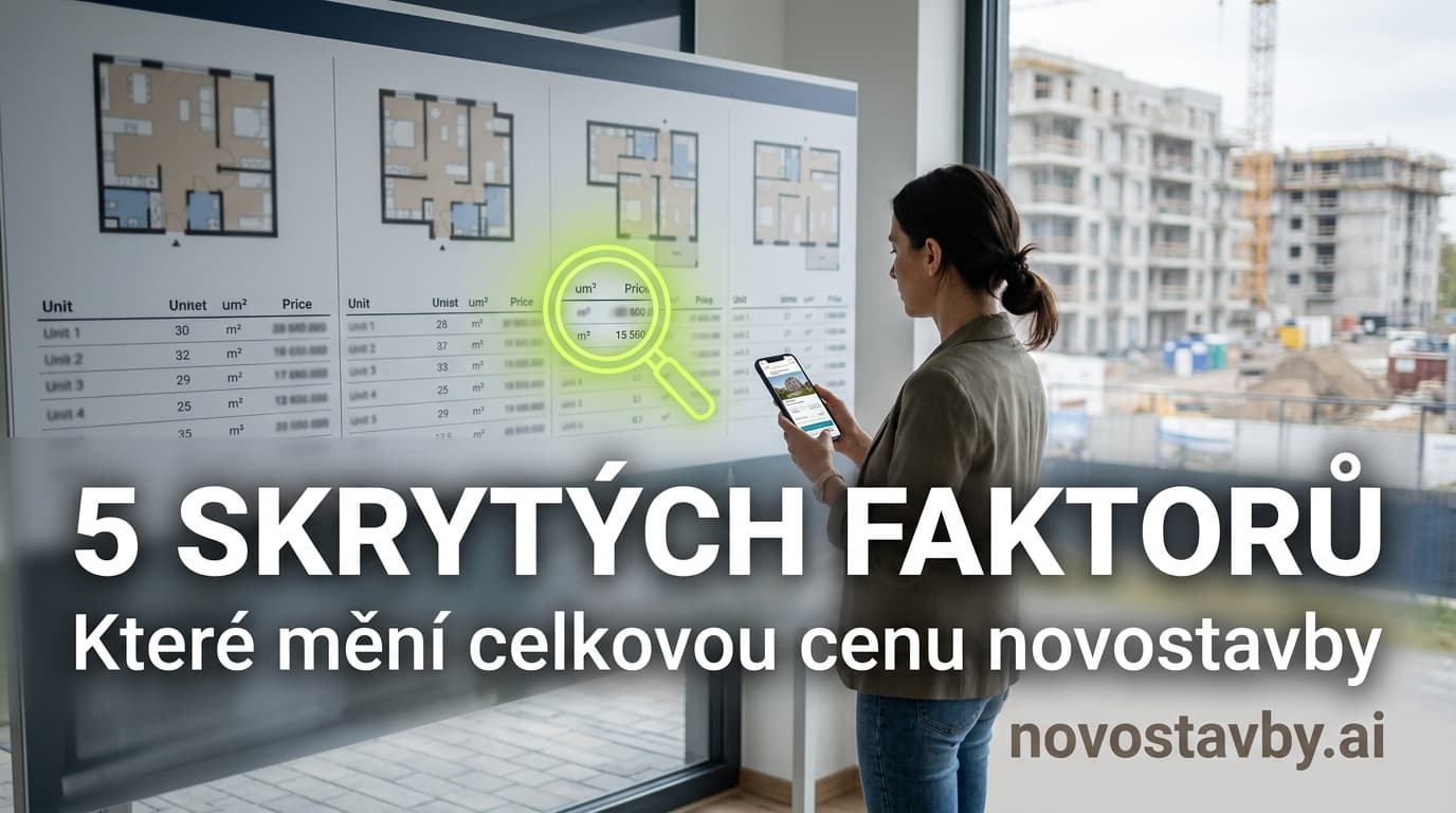 Porovnání cen novostaveb – 5 skrytých faktorů ovlivňujících cenu