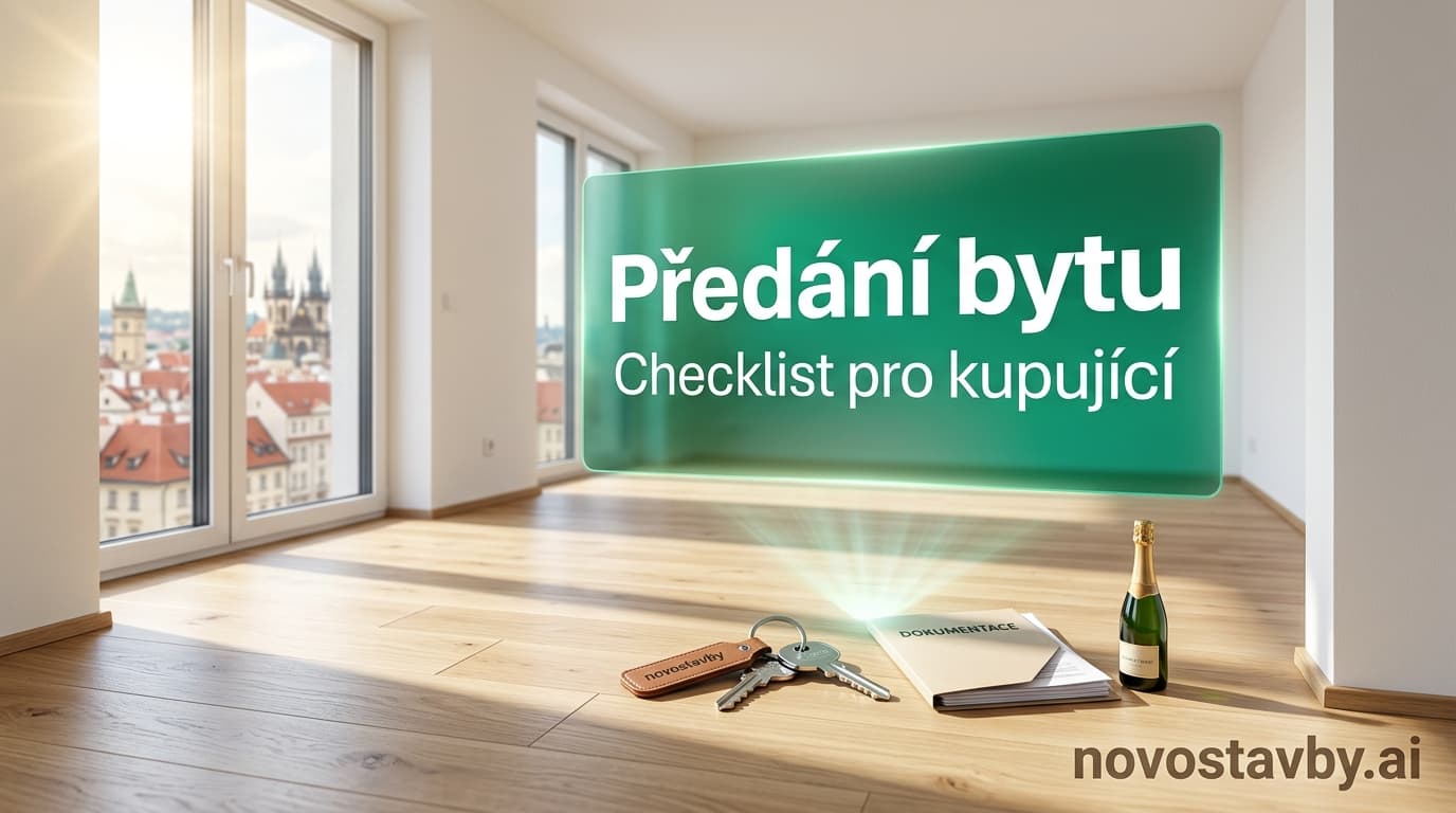 Předání bytu v novostavbě – checklist pro kupující