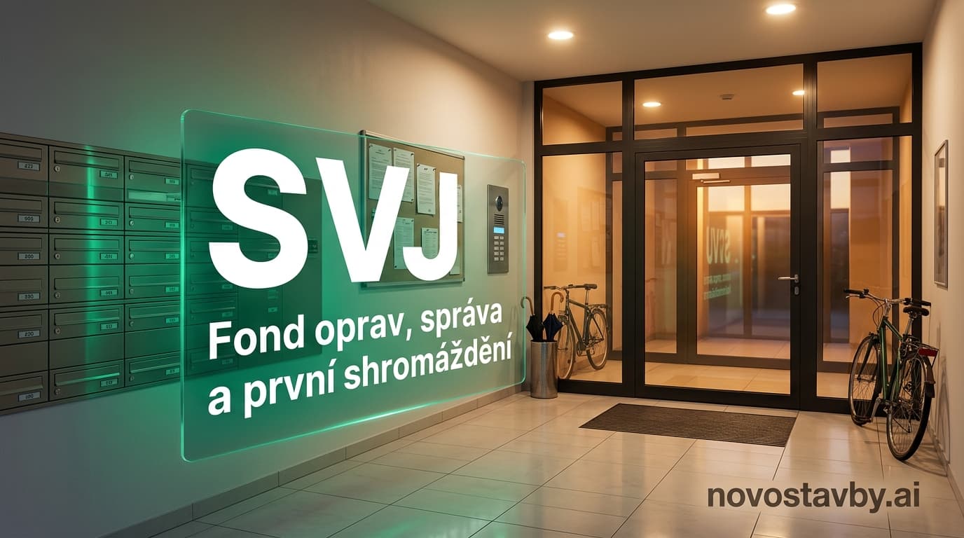 SVJ v novostavbě – fond oprav, správa a první shromáždění