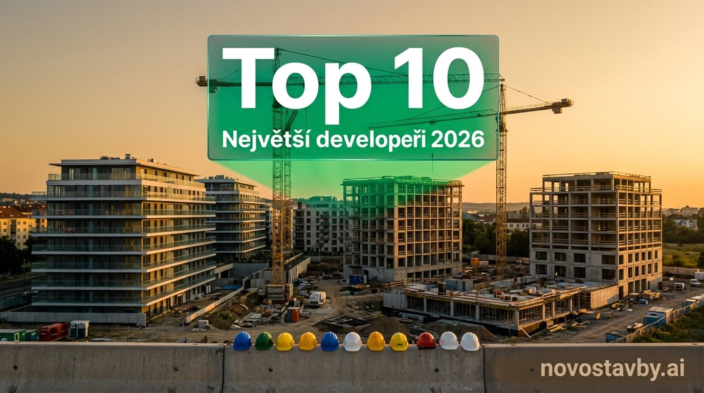 Top 10 největších developerů novostaveb v Česku 2026